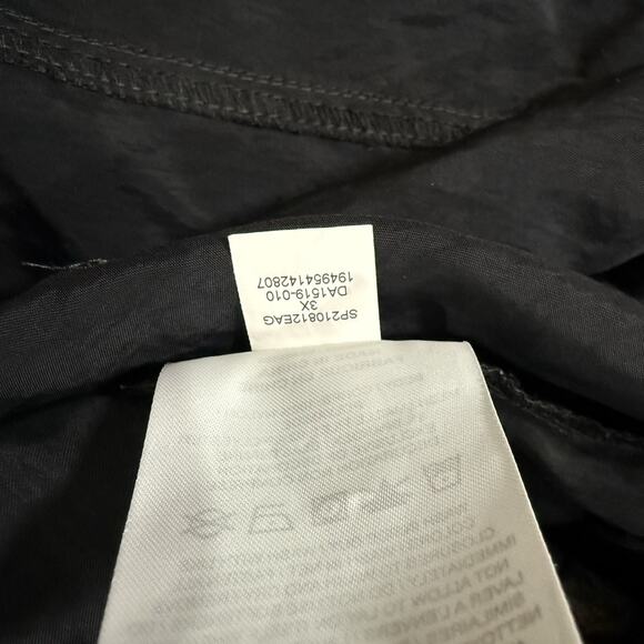 Nike Jordan Womens Future Primal Flight Suit Plus Size 3X Black Satin Streetwear - Picture 7 of 12